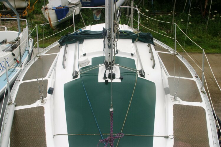 Master Marine Eygthene 24for sale The view looking aft - Seen from before the mast