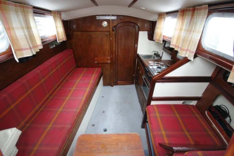 Morgan Giles for sale The saloon - From the companionway looking forwards