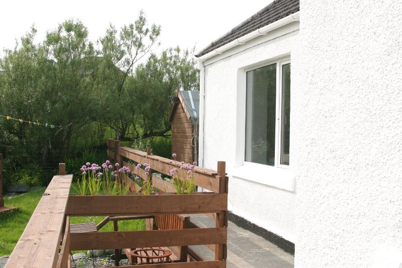 Western Isles Property -  House on the Isle of Lewisfor sale Raised path overlooking garden - 