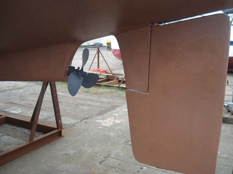 Westerly Renownfor sale Rudder and prop, port side - Owner's photo