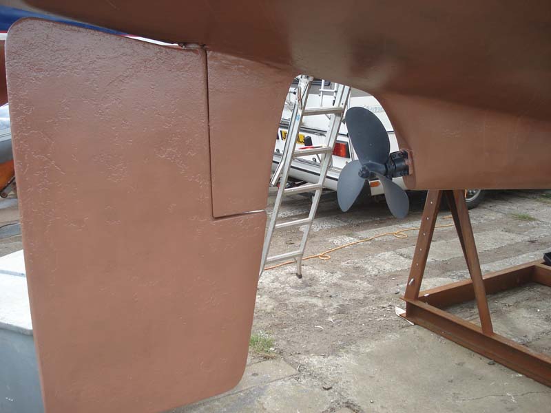 Westerly Renownfor sale Rudder and prop, starboard side - 