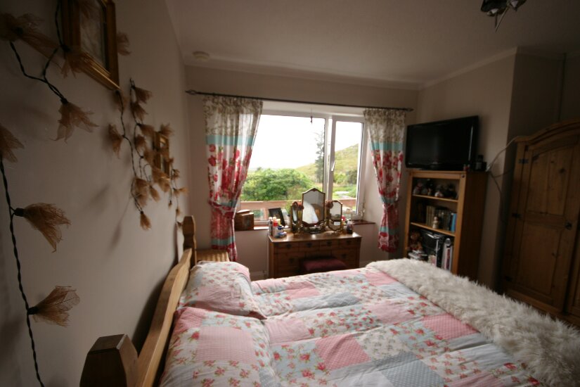 Western Isles Property -  House on the Isle of Lewisfor sale Master Bedroom - looking towards window