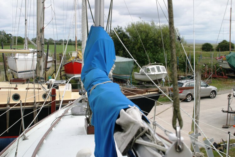 Halmatic 30for sale The main sail cover - 