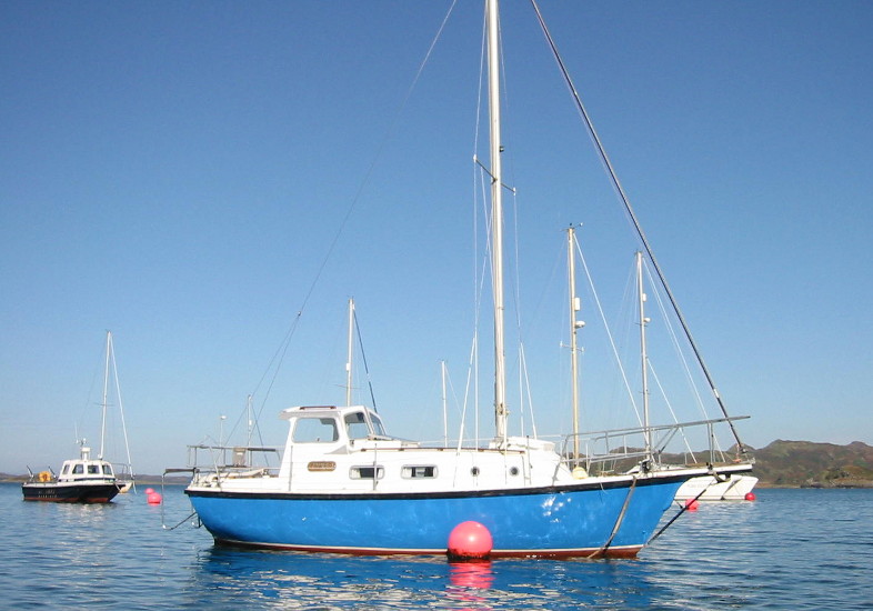 Colvic Springtide 25for sale On her Mooring - Owner's photo