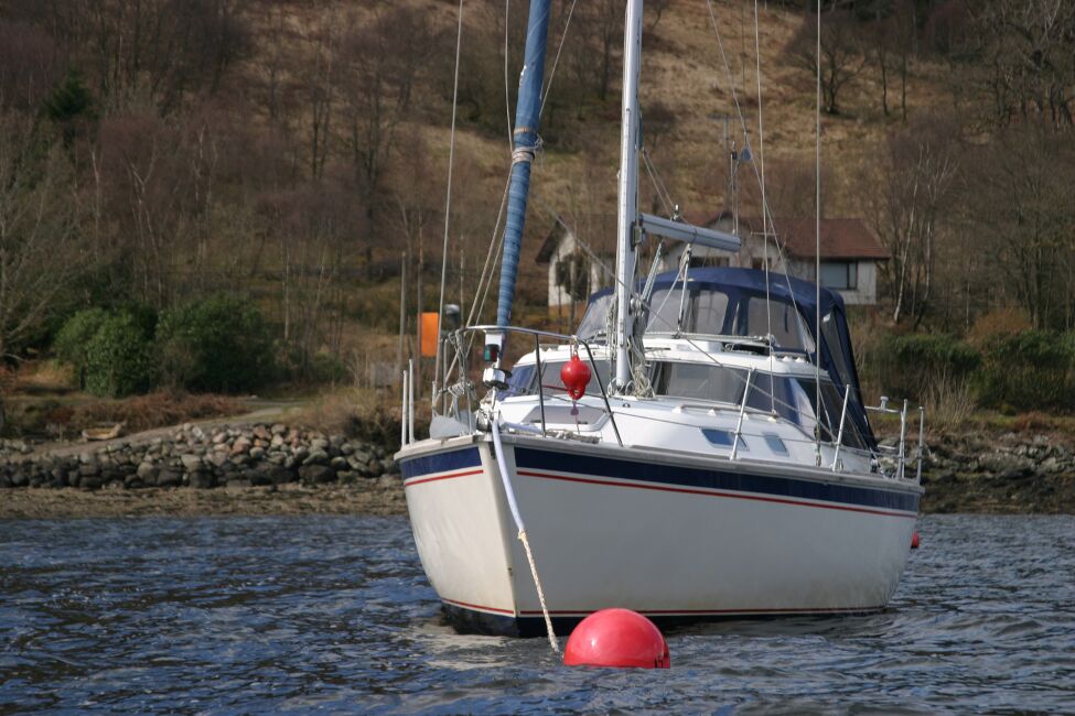 Westerly Riviera 35 MkIIfor sale On Her Mooring - Bow view
