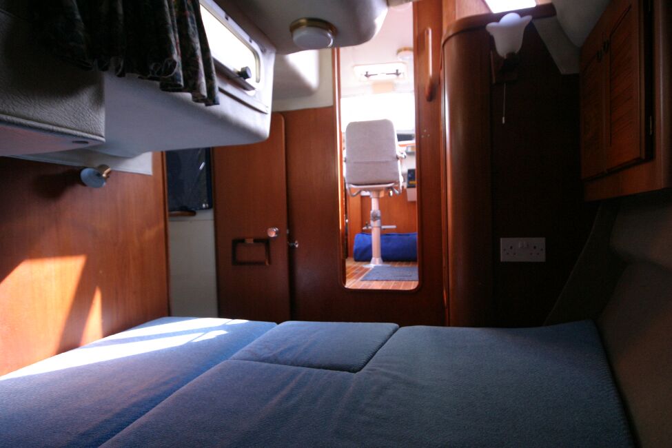 Westerly Riviera 35 MkIIfor sale Aft Cabin - Double berth, looking out