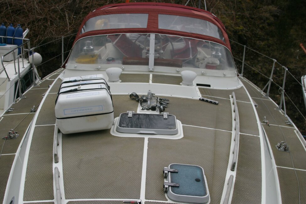 Westerly Corsair Mk 1for sale View aft over coachroof - 