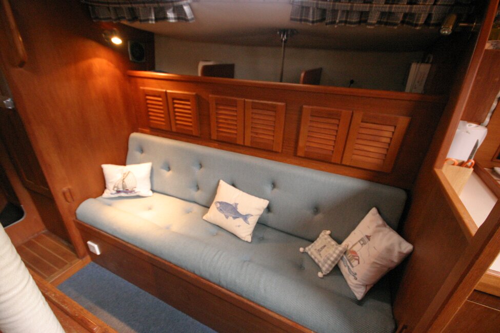 Westerly Corsair Mk 1for sale Sofa - on starboard side of saloon.