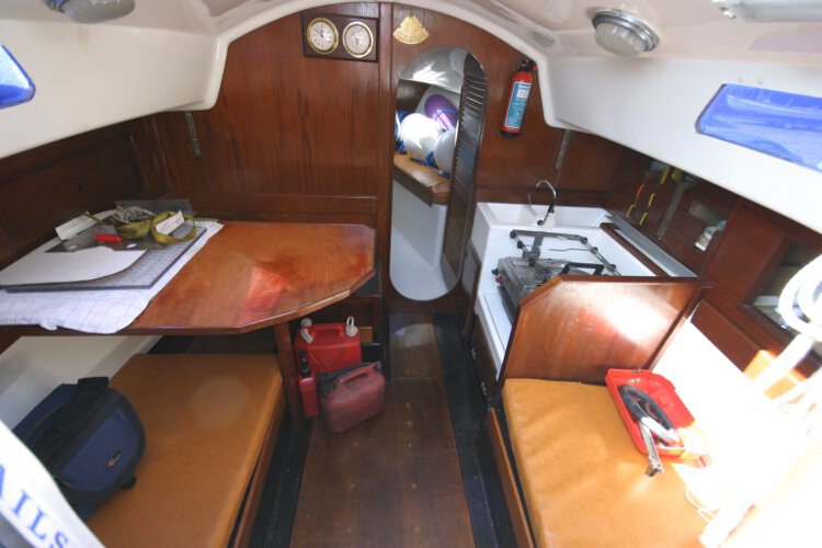 Master Marine Eygthenefor sale The saloon - Seen from the main companionway