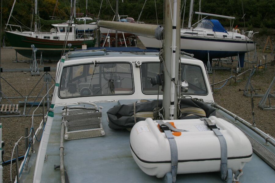 Finnsailer 35ft Motor Sailerfor sale Looking aft from the foredeck - 