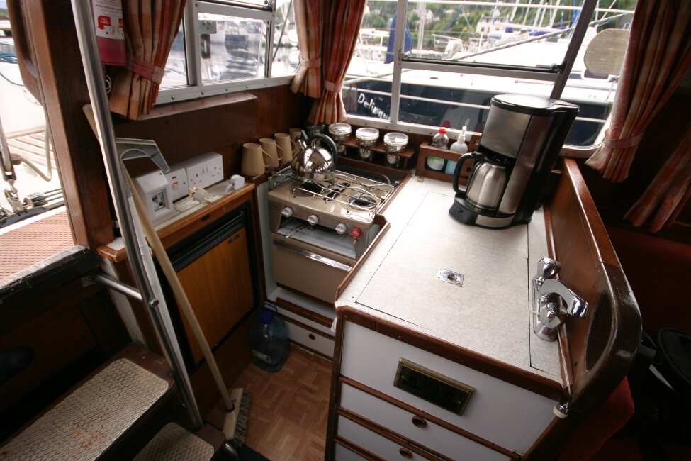 Trident Voyager 35for sale Galley on port side - 