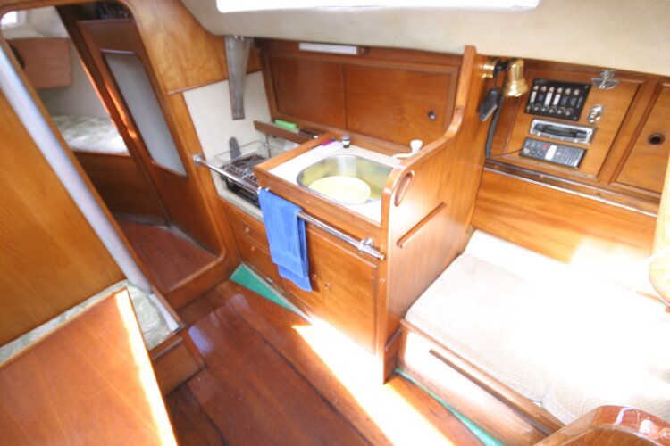 Colvic UFO 27for sale Saloon looking right from companionway - 