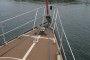 Bruce Roberts 34 Sailing Yacht Foredeck from Starboard side