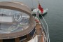 Bruce Roberts 34 Sailing Yacht View aft past the spray hood, port side