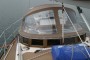Bruce Roberts 34 Sailing Yacht Looking aft to spray hood, starboard side