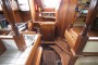 Bruce Roberts 34 Sailing Yacht Looking from the Saloon to the Companionway steps.
