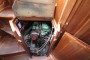 Bruce Roberts 34 Sailing Yacht Engine Under Companionway Steps