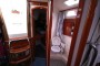 Hanse 411 Looking Aft Towards the Heads and Aft Cabin Entrances