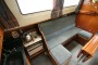 Finnsailer 35ft Motor Sailer Looking to port side of saloon from the companionway