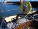 Wooden Classic 29 foot Bermudan Sloop Aft deck