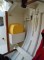 Wooden Classic 29 foot Bermudan Sloop Forecabin - View aft towards heads compartment