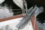 Classic Gaff Cutter Anchor and forestay