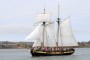 Classic Schooner Pickle Under Sail