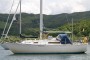 Trapper 500 Side view afloat