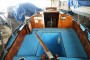 Wooden Classic Alan Buchanan Designed yacht The cockpit looking forward