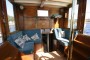 Wooden Classic 46' Gentleman's Motor Yacht Wheelhouse looking aft