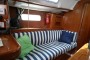 Beneteau Oceanis 361 Clipper Comfortable sofa in saloon.