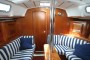 Beneteau Oceanis 361 Clipper Saloon Seating, looking forward to forward cabin door.